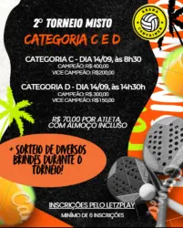 2⁰ TORNEIO MISTO ARENA CONTAINER  - MISTO D