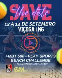 FMBT500 - 1º PLAY SPORTS BEACH CHALLENGE  - AMADOR - Simples Masculina C