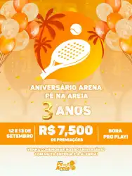3 ANOS PÉ NA AREIA  - Feminino D/C