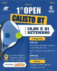 1º OPEN CALISTO BT  - DUPLA MASCULINA C