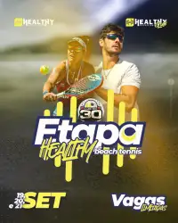 Etapa Healthy de Beach Tennis - DUPLA MASCULINA C