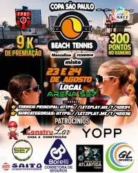 FPBT300 - Copa São Paulo de BT - ETAPA ARENA Se7 - Dupla Masculina A