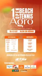 1° OPEN AGRO INVEST DE BEACH TENNIS 13k