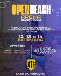 CBTE200 - 7ª Etapa - Open Beach - Arena Beach Club - Lago da Pedra-MA - Dupla Masculina E