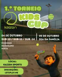 1.º TORNEIO KAIZEN KIDSCUP - 1.º DIA - Feminino Sub 14