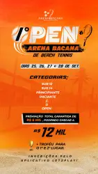Iº OPEN ARENA BACANA DE BEACH TENNIS - MASCULINA - C