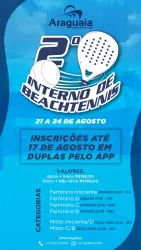 2º Torneio Interno de Beach Tenis 2025 - Dupla Feminina - D