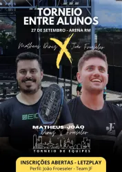 Torneio de Equipes: João Froeseler e Matheus Diniz - Feminina Open
