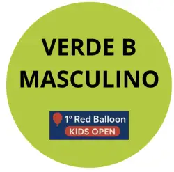 1º RED BALLOON KIDS OPEN   - BOLA VERDE B MASCULINO