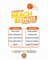 3: Open de Beach Tênis Arena Beach Guará.  - Misto B .