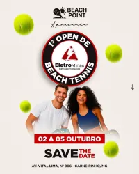 1º OPEN ELETROMINAS DE BEACH TENNIS  - MISTA INICIANTE