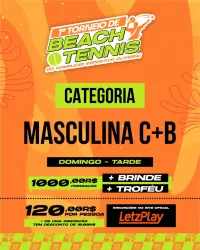 I Torneio de Beach Tenis do Complexo Esportivo Oliveira - Categoria Masculina C+B