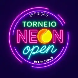 TORNEIO NEON OPEN BEACH TENNIS - Neon Open Feminino Gold Glow (A/B) ✨