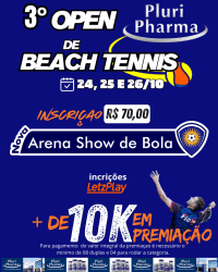 3° OPEN PLURI PHARMA DE BEACH TENNIS  - MASCULINO  D
