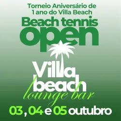 TORNEIO 1 ANO VILLA BEACH - BEACH TENNIS OPEN - MISTO D