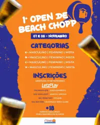 1° OPEN DE BEACH CHOPP - FEMININA D