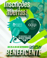 Torneio beneficente em prol do Espaço Équo-ecoterapia 