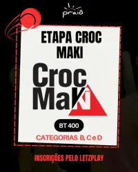 Ranking Praiô - 3ª Etapa Crock Maki - Setembro - Categoria Iniciante Feminina