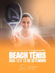 Circuito Arena Mila de Beach Tenis Etapa 1 - Feminino (D) Iniciante