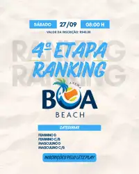 4ª Etapa Ranking Arena Boa Beach - Feminino D
