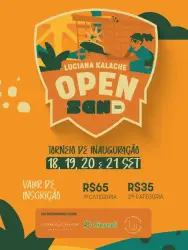 LUCIANA KALACHE OPEN SAND WINNER ARENA BAR SICREDI - Dupla Feminina E