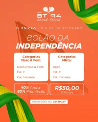 BOLÃO DA INDEPENDÊNCIA 2° EDIÇÃO - CATEGORIA C MASCULINA