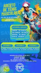 TORNEIO ABERTO MASCULINO DE TÊNIS 2025 - SIMPLES MASCULINA B
