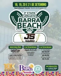 3° ETAPA DO CIRCUITO BARRA BEACH 2025 - CIRCUITO BARRA BEACH CAT. MASC. B