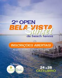 2º Open Bela Vista Sunset de Beach Tennis - Mista D - 8:00
