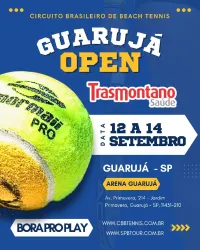 CBBT200/FPBT300 - GUARUJÁ OPEN DE BEACH TENNIS 2025 - Dupla Feminina B