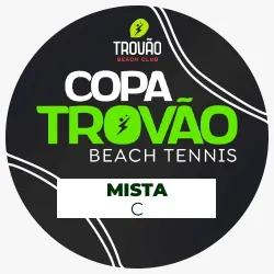 4ª Copa Trovão de Beach Tennis - D, C, 30+ e Mista - Mista C
