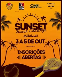 FMBT 500 1º SUNSET BEACH CHALLENGE - LAVRAS  - AMADOR - Dupla Masculina C
