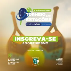 BEACH TENNIS: TORNEIO DAS ESTAÇÕES JEEP | DIVESA - ETAPA PRIMAVERA - DUPLA MISTA C