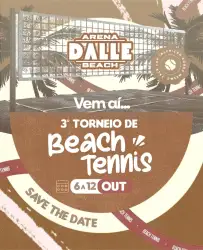 III TORNEIO ARENA DALLE BEACH  - SIMPLES MASC INICIANTE