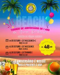 TORNEIO DE ANIVERSÁRIO  - MASCULINO D+C