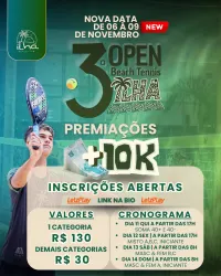 3º OPEN BEACH TENNIS ILHA BEACH CLUB