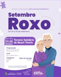 TORNEIO DE BEACH TÊNIS SETEMBRO ROXO - INICIANTE MASCULINO
