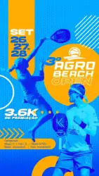 3º AGRO BEACH OPEN  - CATEGORIA D/INICIANTE MASCULINO