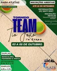 Torneio Team Tio João 1ª Etapa - Mista D