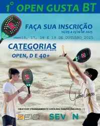1ºOpen Gusta BT - Dupla Feminina - 75+ (SOMA DAS IDADES)