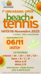 1º Umuarama Open Beach Tennis Duplas - DUPLA FEMININA D