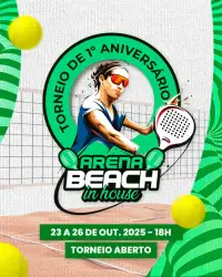 1º ANIVERSÁRIO ARENA BEACH IN HOUSE - DUPLAS MISTA - INICIANTE
