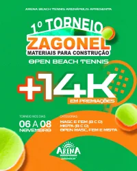 1º OPEN ZAGONEL DE BEACH TENNIS - DUPLA MASCULINA D