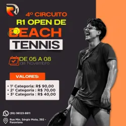 4° R1 Open de Beach Tennis - Masculino Open