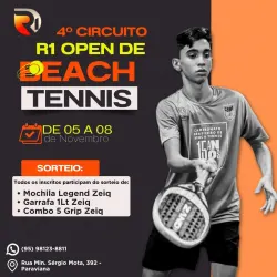 4° R1 Open de Beach Tennis - Masculino Intermediário ( C+D ou D+D )
