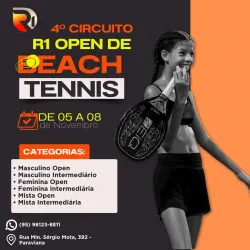 4° R1 Open de Beach Tennis - Mista Open