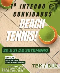 1º Interno É Convidados De Beach Tênis  - DUPLA FEMININA C