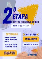 3ª ETAPA NOVA IGUAÇU COUNTRY CLUB  2025 - 6a CL  SIMPLES