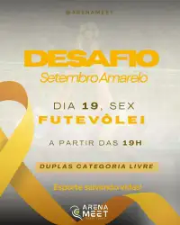 FUTEVOLEI DESAFIO SETEMBRO AMARELO