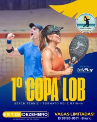 1ª COPA LOB BEACH TENNIS - REI E RAINHA DA PRAIA - Masculina - AVANÇADO